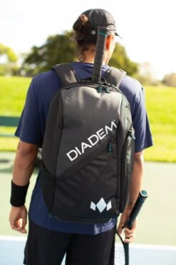 Diadem Nova Tour Backpack Racquet Bag (Black/Chrome) -Racquet Guys Sports Nova Backpack 2 1800x1800 c8006b4e 4e17 43eb 87f5 3a975f8b804d