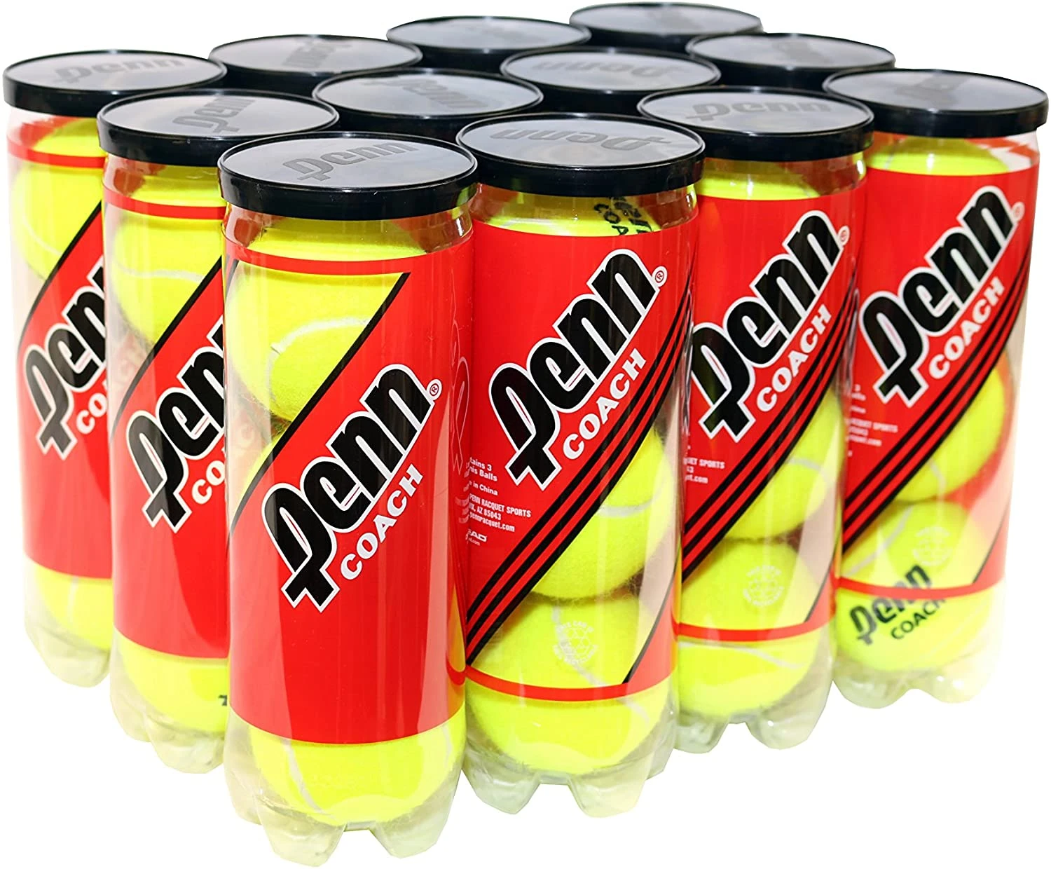 Penn Coach Teaching Tennis Balls - 12 Can Case 1 Penn Coach Teaching Tennis Balls - 12 Can Case