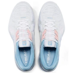 Head Sprint Pro 3.0 Women's Tennis Shoe (White/Light Blue) -Racquet Guys Sports Presentation 274041 Sprint Pro 3 0 Women WHLB White LightBlue 5