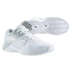 Head Revolt Evo 2.0 Women's Tennis Shoe (White/Grey) -Racquet Guys Sports Presentation 274212 Revolt Evo 2.0 Women WHGR 1 2