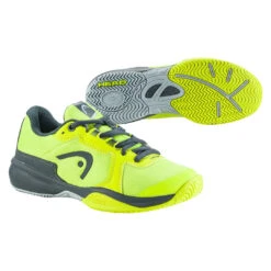 Head Sprint 3.5 Junior Tennis Shoe (Yellow/Green) -Racquet Guys Sports Presentation 275102 Sprint 3.5 Junior YEGR 3