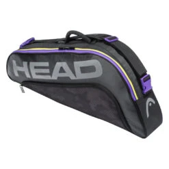 Head Tour Team 3 Pack Racquet Bag (Black/Purple)