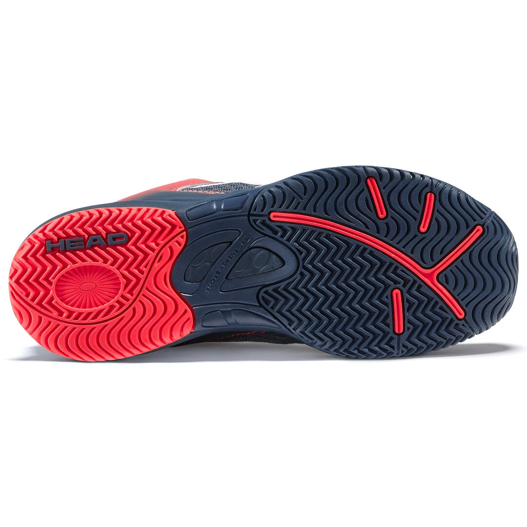 Head Sprint 3.0 Junior Tennis Shoe (Midnight Navy/Neon Red) 2 Head Sprint 3.0 Junior Tennis Shoe (Midnight Navy/Neon Red) - Image 2