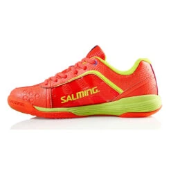 Salming Adder Women's Indoor Court Shoe (Orange/Yellow) -Racquet Guys Sports Salming Adder Womens Indoor Shoe 1236076 5491 04 RacquetGuys