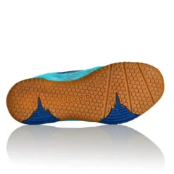 Salming Hawk Women's Indoor Court Shoe (Turquoise/Limoges Blue) -Racquet Guys Sports Salming Hawk Deco Mint Limoges d