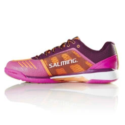 Salming Viper 4 Womens Indoor Court Shoe (Purple/Orange) 7 Salming Viper 4 Womens Indoor Court Shoe (Purple/Orange) -Racquet Guys Sports Salming Viper 4 Women indoor 1237075 3508 04 RacquetGuys