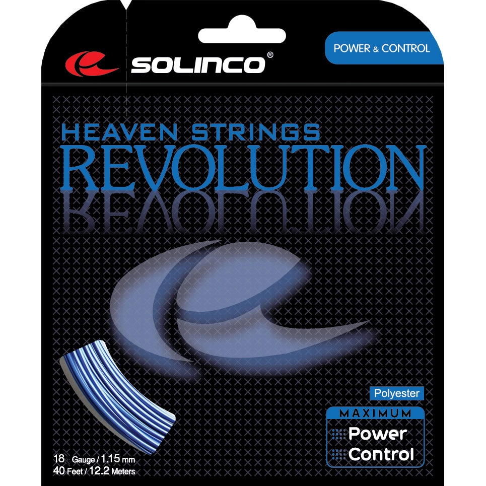 Solinco Revolution 18/1.15 Tennis String (Blue) 1 Solinco Revolution 18/1.15 Tennis String (Blue)