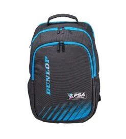 Dunlop PSA Backpack Racquet Bag (Black/Blue) 5 Dunlop PSA Backpack Racquet Bag (Black/Blue) -Racquet Guys Sports Squash PSA Luggage Backpack 1
