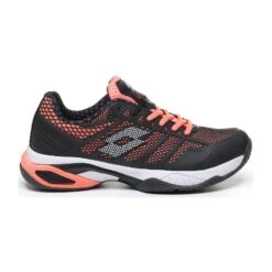 Lotto Viper Ultra IV Speed Women's Tennis Shoe (Black/Rose Pink) -Racquet Guys Sports T6435 01 unq11094