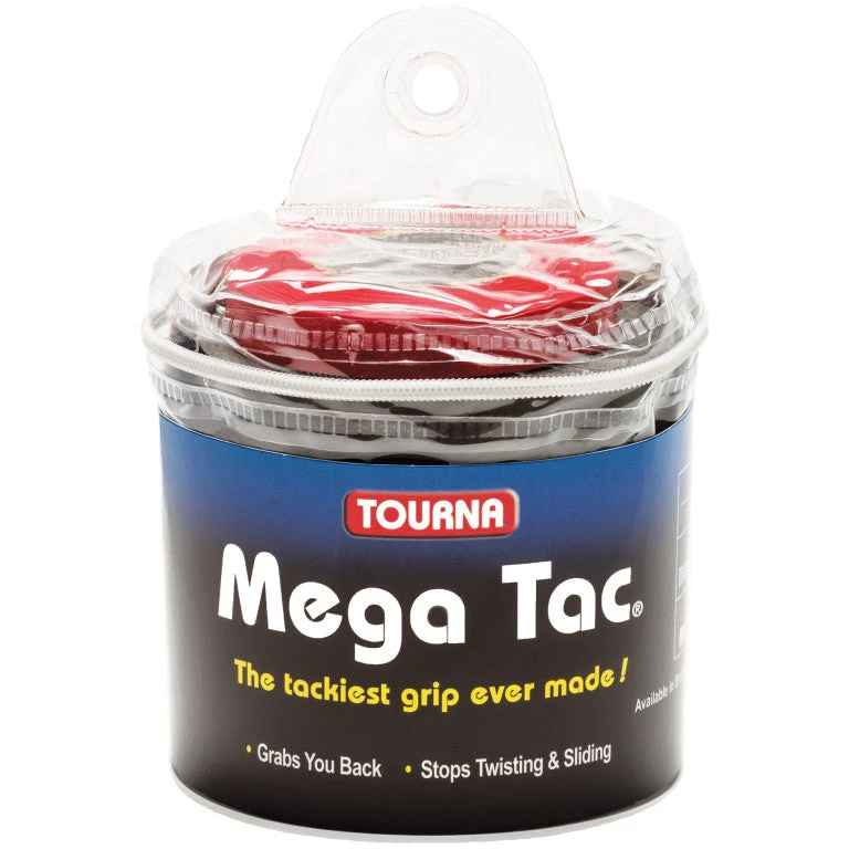 Tourna Mega Tac Overgrip 30 Pack Travel Pack (Black) 1 Tourna Mega Tac Overgrip 30 Pack Travel Pack (Black)