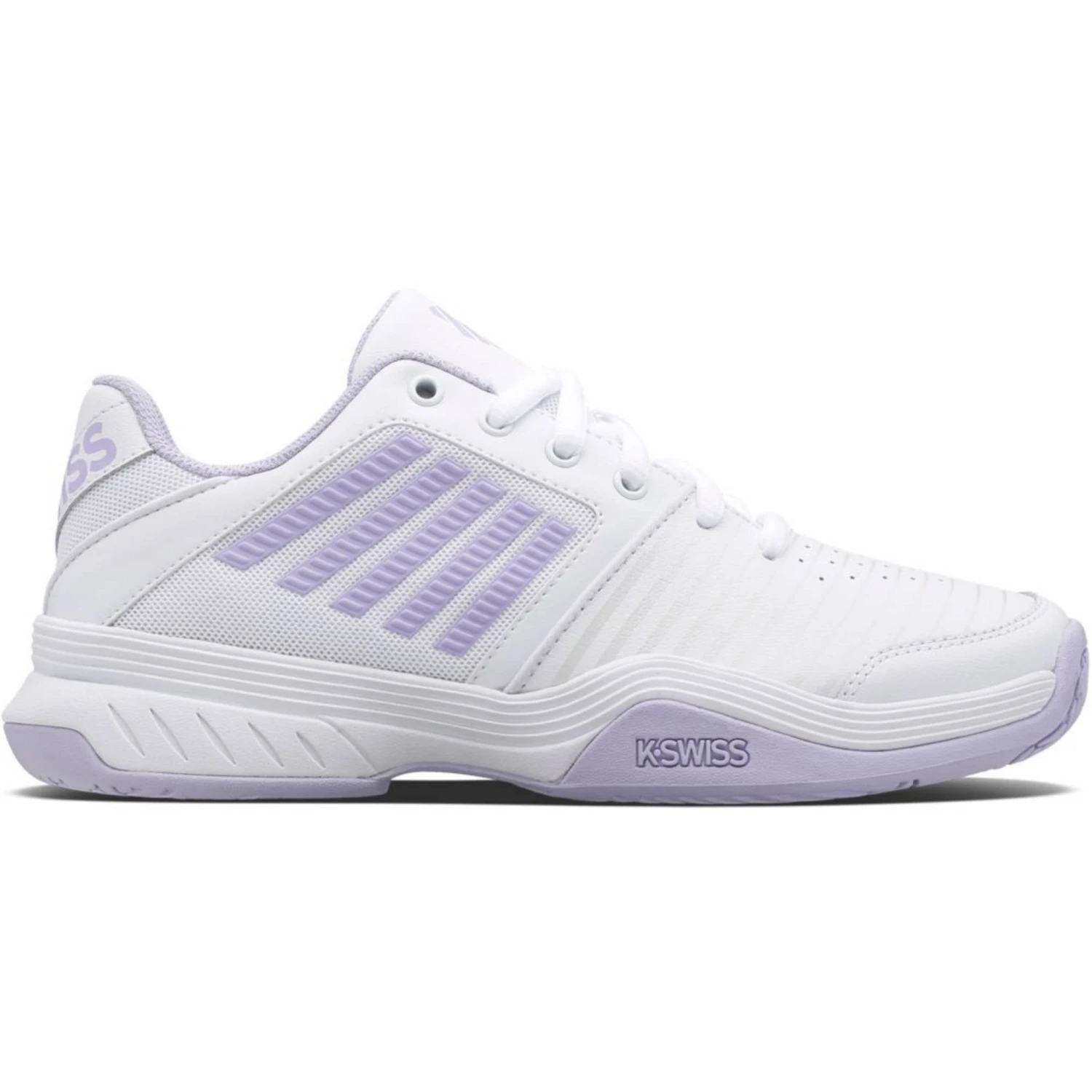K-Swiss Court Express Women's Tennis Shoe (White/Purple)