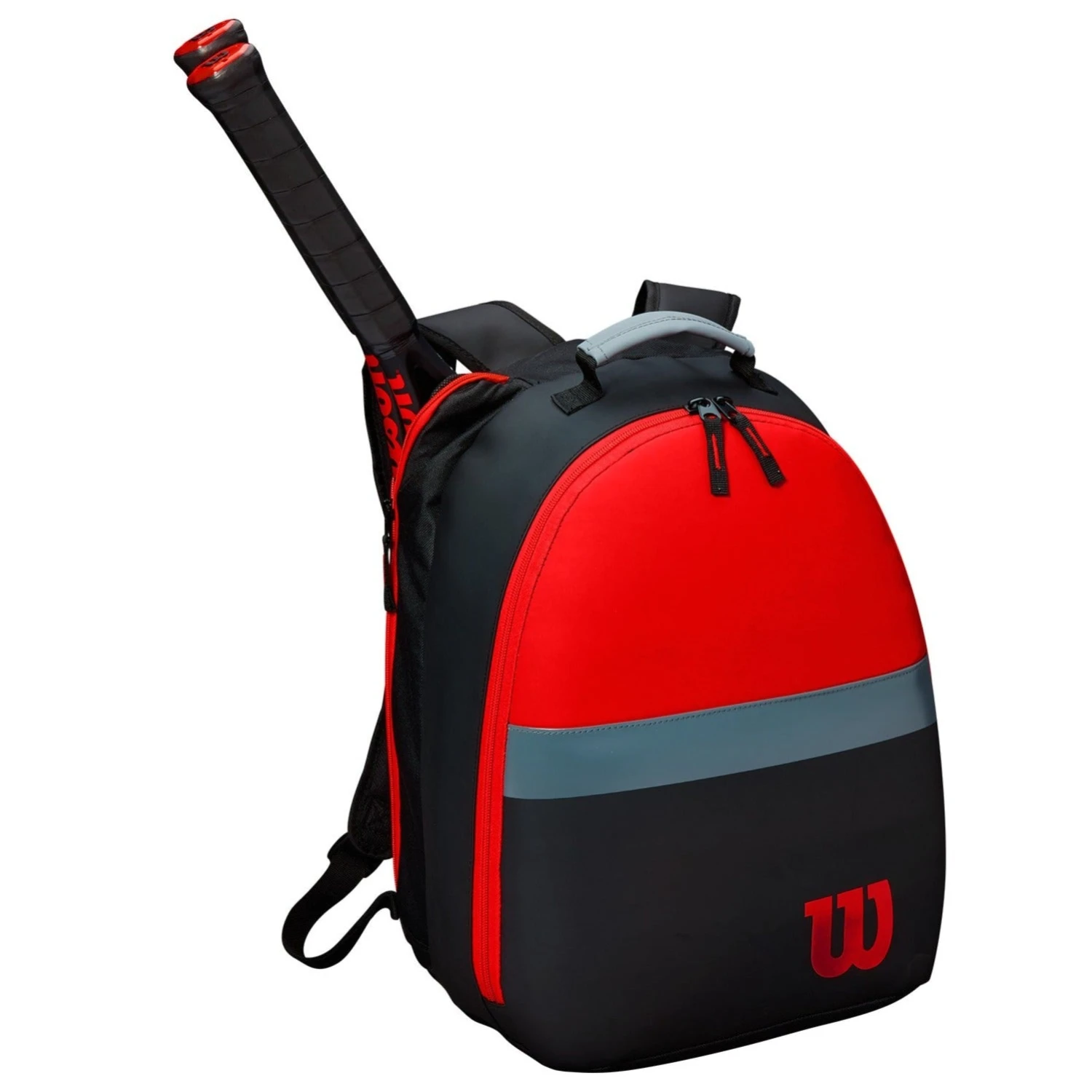 Wilson Clash Junior Racquet Backpack (Infrared/Grey/Black) 2 Wilson Clash Junior Racquet Backpack (Infrared/Grey/Black) - Image 2