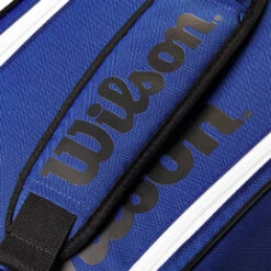 Wilson US Open Team 6 Pack Racquet Bag (Blue/Black) -Racquet Guys Sports WR8018601 Wilson US Open Team 6 Pack Blue Black 3