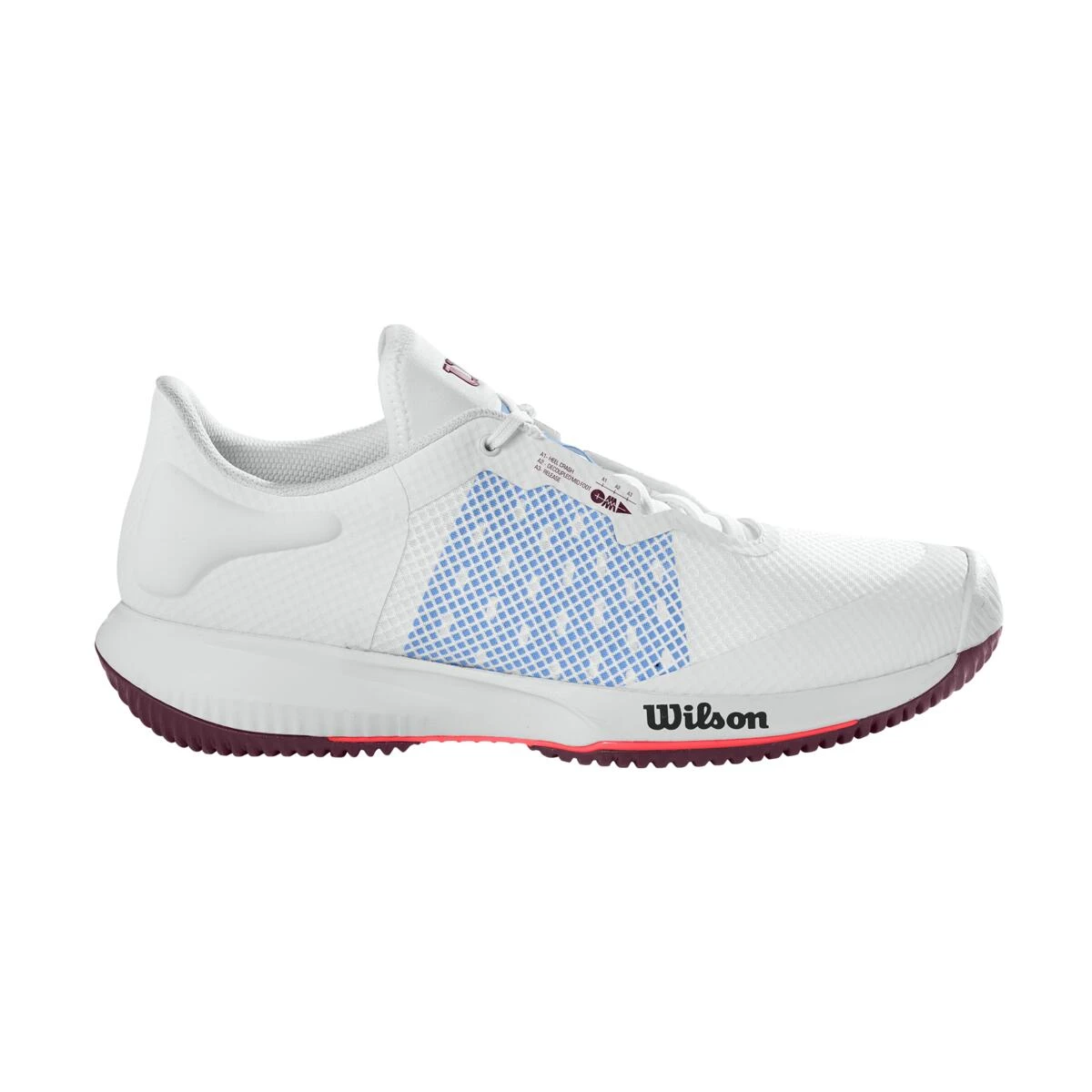 Wilson Kaos Swift Women's Tennis Shoe (White/Blue) 4 Wilson Kaos Swift Women's Tennis Shoe (White/Blue) - Image 4