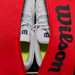 Wilson RF DNA Backpack Racquet Bag (Red/Black) -Racquet Guys Sports Wilson WR8005302 RF DNA Backpack Red Black 6