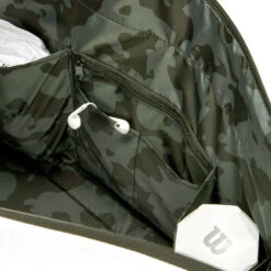 Wilson Women's Racquet Bag (Cream/Black/Forest) -Racquet Guys Sports Wilson Womens Racquet Bag Cream Black ForestGreen 7 2090d53d 07ef 4132 bab9 2ed56d45a1f7