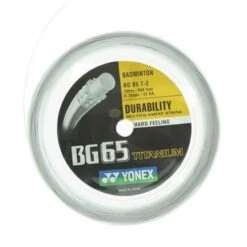 Yonex BG 65Ti Badminton String Reel (White)