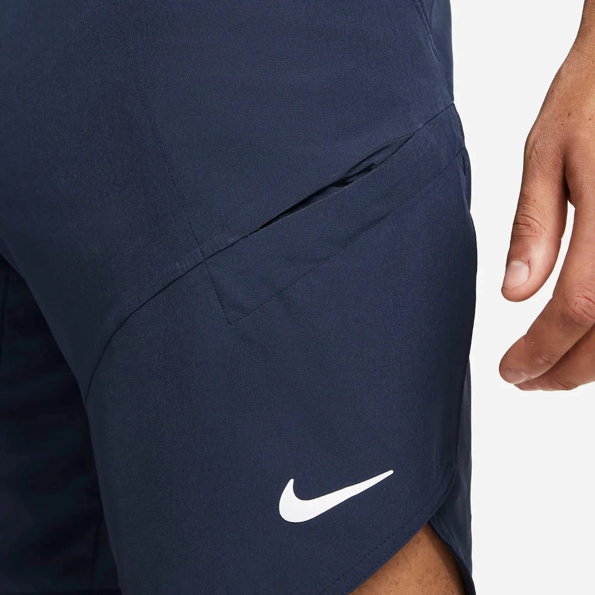 Nike Men's Dri-FIT Advantage 9-inch Short (Obsidian/White) 4 Nike Men's Dri-FIT Advantage 9-inch Short (Obsidian/White) - Image 4