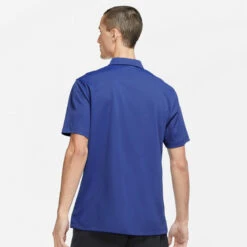 Nike Men's Dri-FIT Victory Polo Solid (Game Royal/White) -Racquet Guys Sports dh0857 480 2