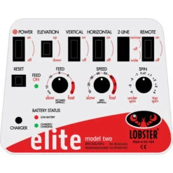Lobster Elite 3 Tennis Ball Machine + 10 Function Remote -Racquet Guys Sports elitetwo panel2015MOCK