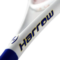 Harrow Vapor Ultralite (White/Royal/Yellow) -Racquet Guys Sports harrow vapor ultralight squash racquet white royal yellow 4