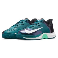 Nike Air Zoom GP Turbo Men's Tennis Shoe (Dark Green/White/Black) -Racquet Guys Sports nikecourt air zoom gp turbo hard court tennis shoe 29kGpS 4