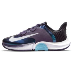 Nike Air Zoom GP Turbo Women's Tennis Shoe (Dark Raisin/White) -Racquet Guys Sports nikecourt air zoom gp turbo hard court tennis shoe C8Z2Hj