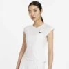 Nike Women's Dri-FIT ADV Slam Tank Top (White/Black)