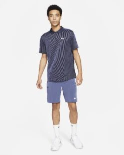 Nike Men's Dri-FIT Slam 9 Inch Shorts (Dark Purple Dust/Obsidian/White) -Racquet Guys Sports nikecourt dri fit slam tennis shorts 6LqhBH 5bb1fe44 6848 4c41 8e0e 5c720bdaccb7