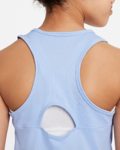 Nike Girls' Dri-FIT Victory Tank (Aluminum/White) 7 Nike Girls' Dri-FIT Victory Tank (Aluminum/White) -Racquet Guys Sports nikecourt dri fit victory older tennis tank M4BXLH 2