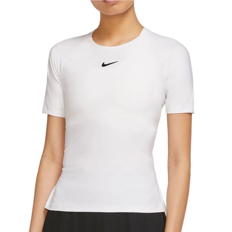 Nike Women's Dri-FIT Advantage Top (White/Black) 1 Nike Women's Dri-FIT Advantage Top (White/Black)