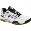 Prince NFS Assault Men's Indoor Court Shoes (White/Black/Silver)