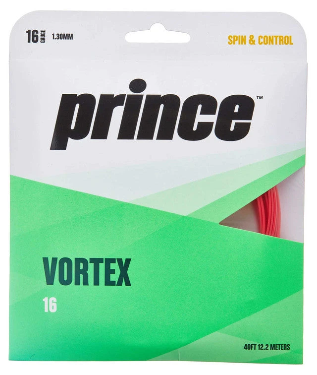 Prince Vortex 16/1.30 Tennis String (Red) 1 Prince Vortex 16/1.30 Tennis String (Red)