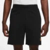 Nike Men's Dri-FIT Fleece Heritage Shorts (Black)