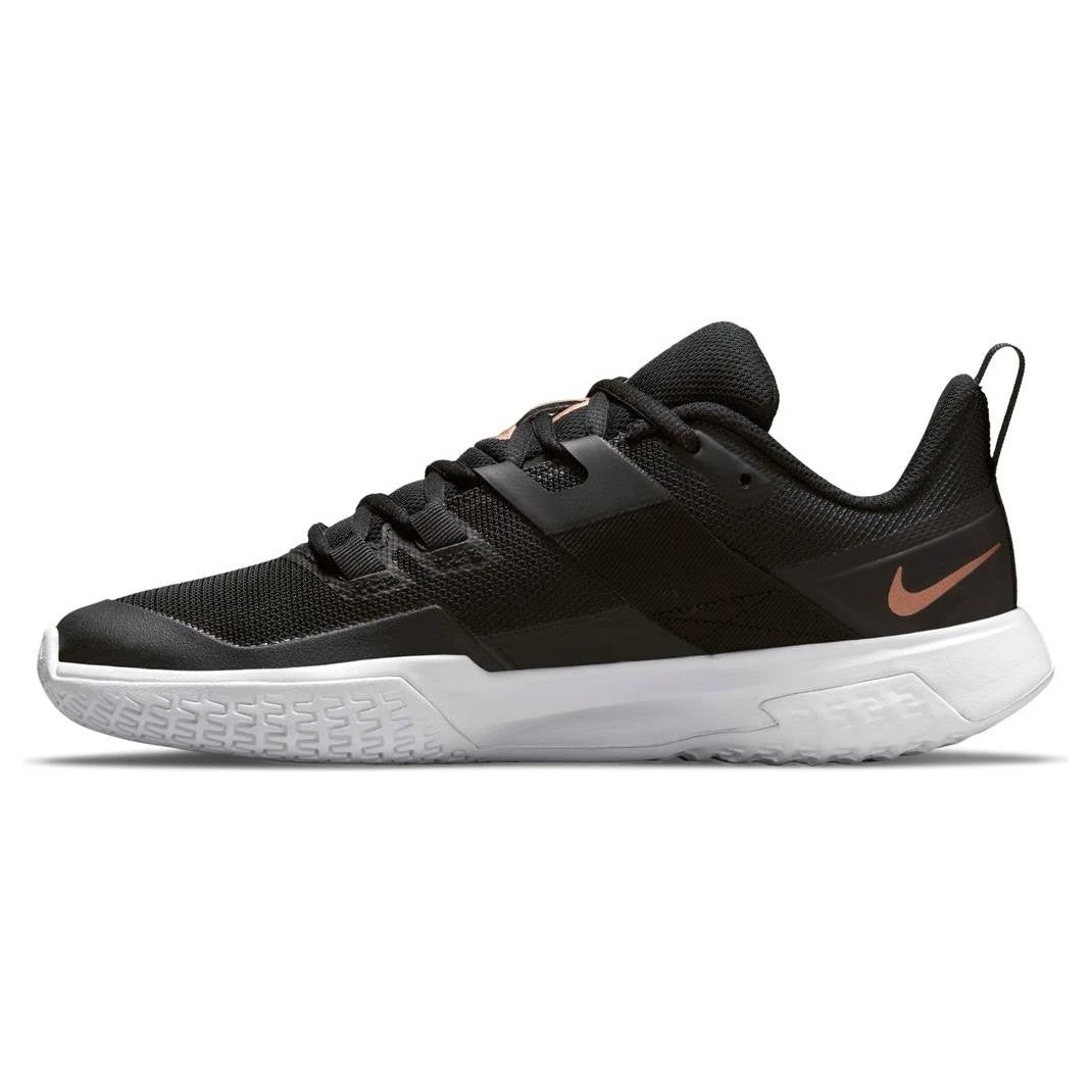 Nike Vapor Lite Women's Tennis Shoe (Black/Metallic Red Bronze) 3 Nike Vapor Lite Women's Tennis Shoe (Black/Metallic Red Bronze) - Image 3