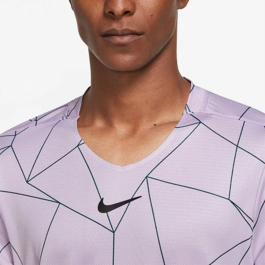 Nike Men's Dri-FIT Advantage Print Top (Doll/Black) 4 Nike Men's Dri-FIT Advantage Print Top (Doll/Black) - Image 4