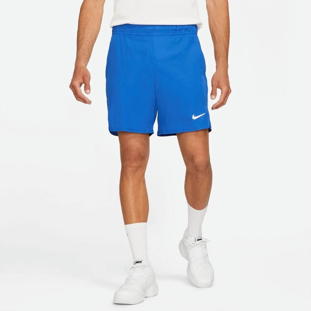 Nike Men's Dri-FIT Victory 7-Inch Shorts (Blue/White) 1 Nike Men's Dri-FIT Victory 7-Inch Shorts (Blue/White)